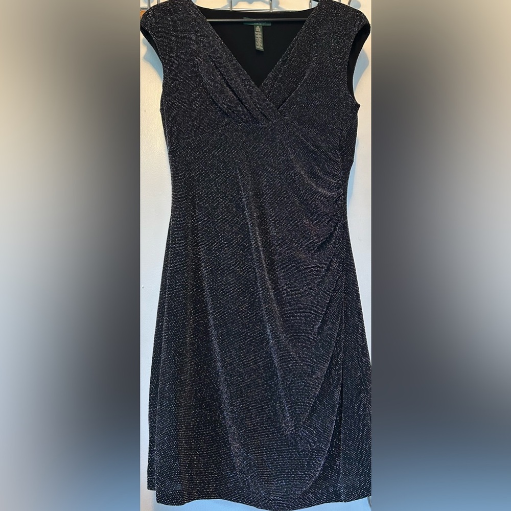 Ralph Lauren Sparkly “Little Black Dress” stretchy material